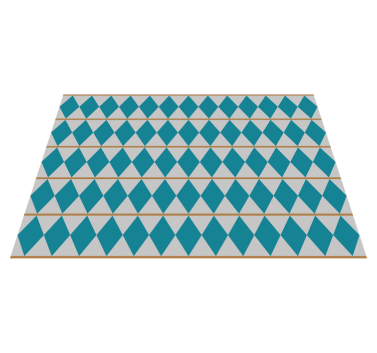 Geometric Tile Inspiration tile vinyl rug - TenStickers