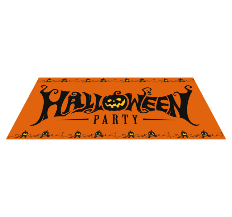 Halloween Festivity Decor halloween vinyl rug - TenStickers
