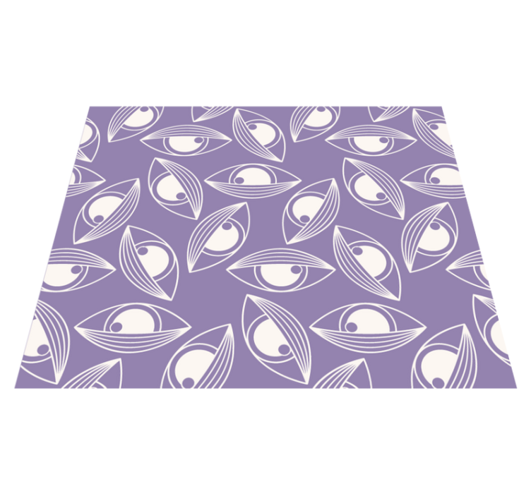 Abstract Fish Pattern animal vinyl rug - TenStickers