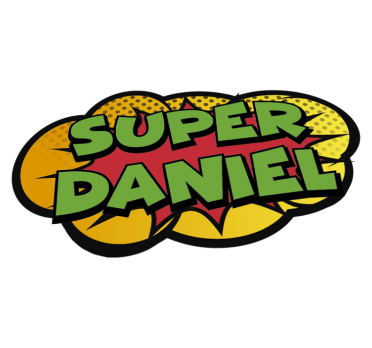 Super Power personalised mat - TenStickers
