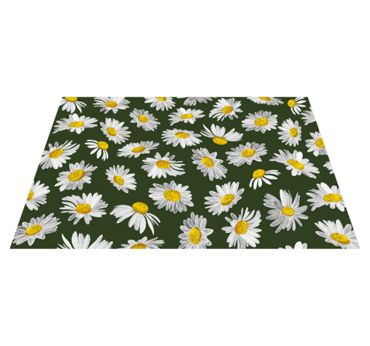 Field of daisies floral rug - TenStickers