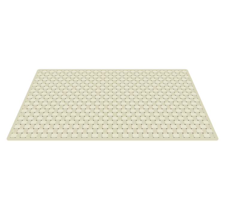 Woven Texture textured vinyl rug - TenStickers