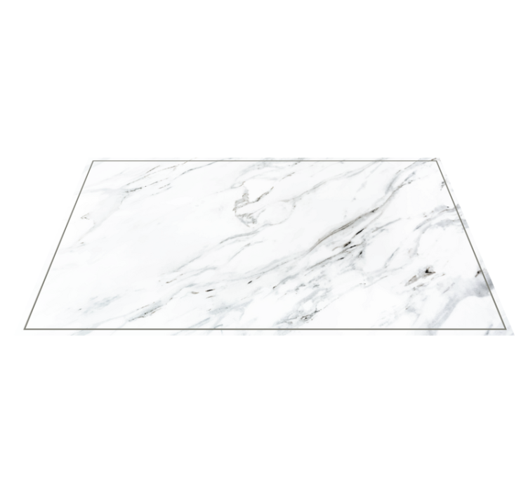 For kitchen marble effect vinyl rug - TenStickers