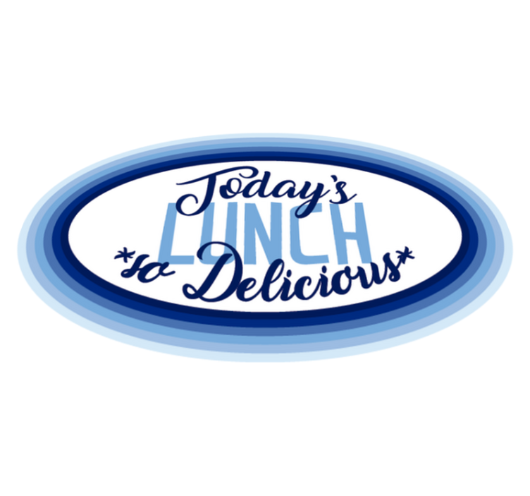 Lunch So Delicious custom rug - TenStickers