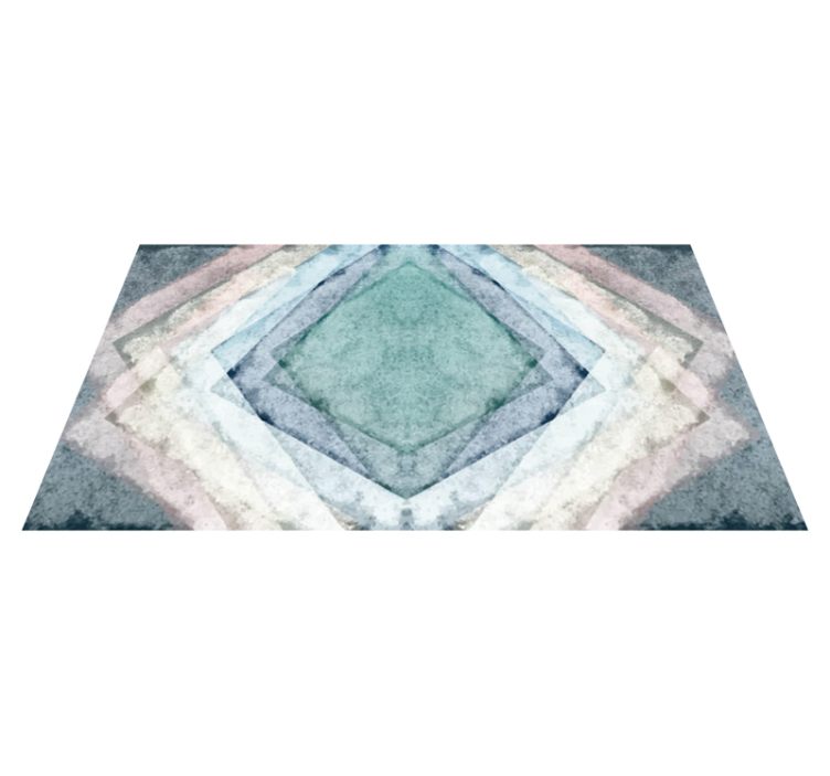 Marble Symmetry marble vinyl rug - TenStickers
