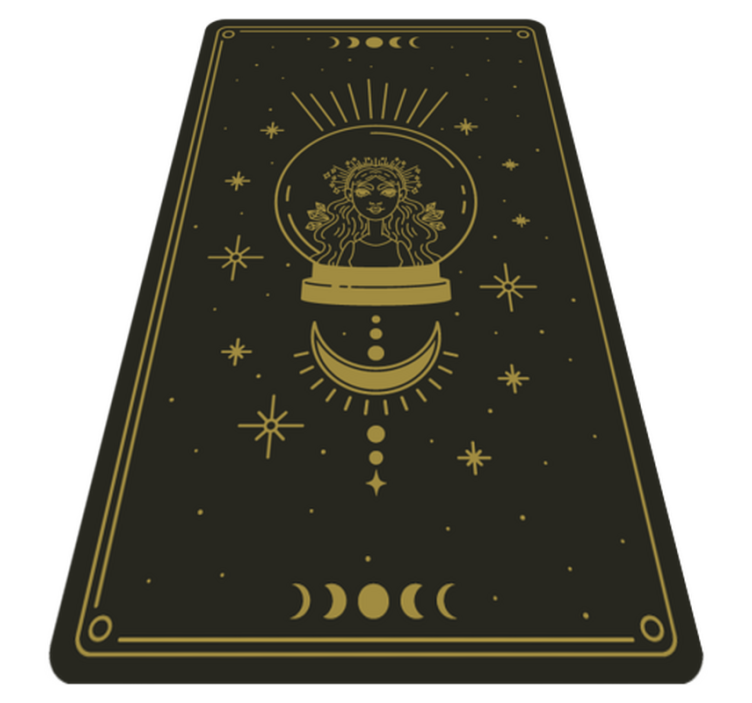 Celestial Mandala mandala vinyl rug - TenStickers