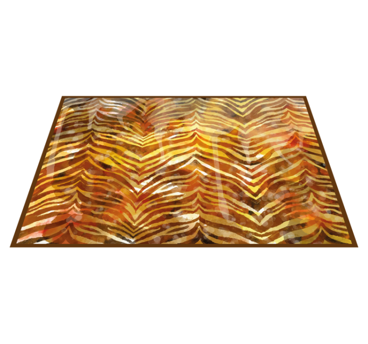 Safari Ambience animal print vinyl rug - TenStickers