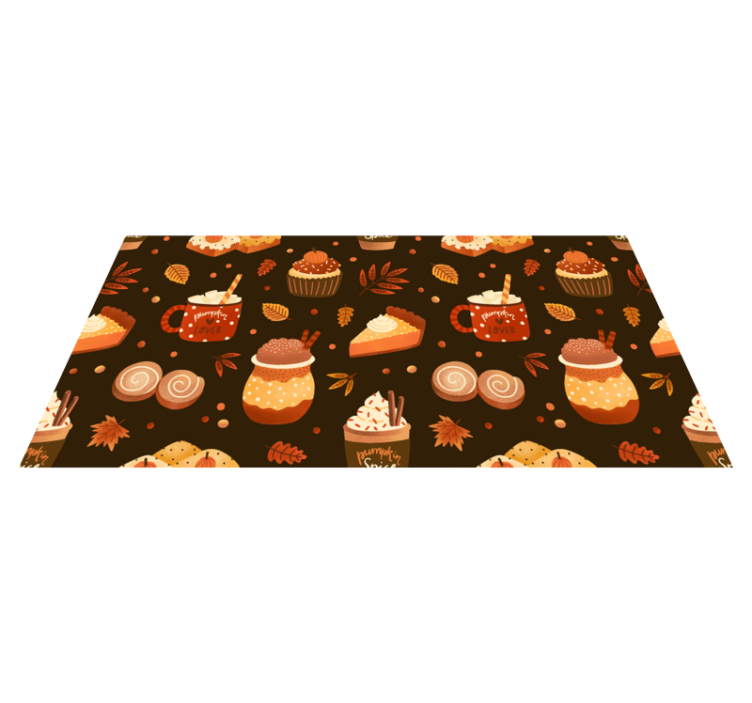 Sugary indulgence joy kitchen vinyl rug - TenStickers