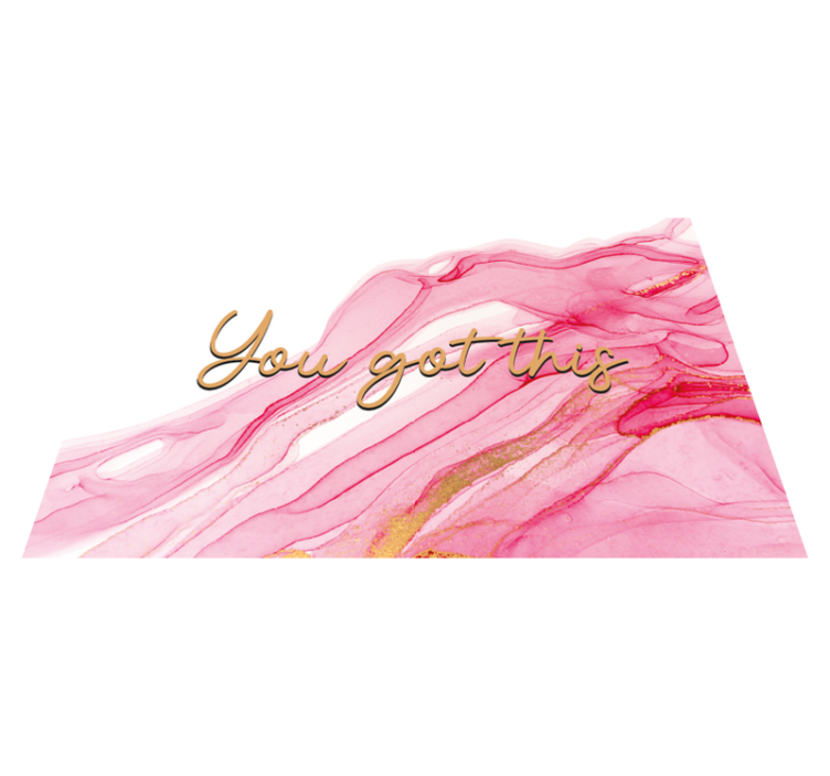 Custom rug with a stunning marble effect - TenStickers