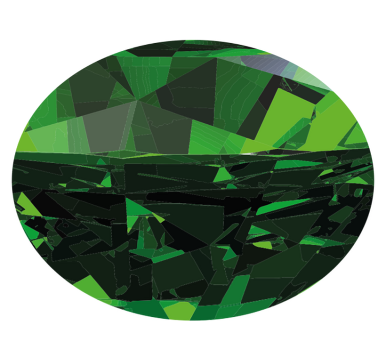 Emerald rock stone floor tiles - TenStickers