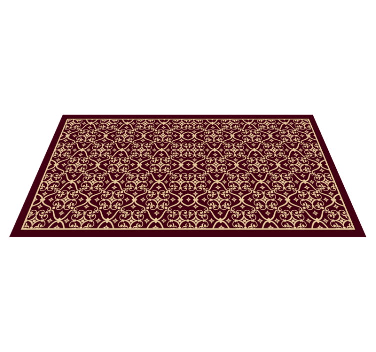 Sophisticated Retro Style vintage vinyl rug - TenStickers