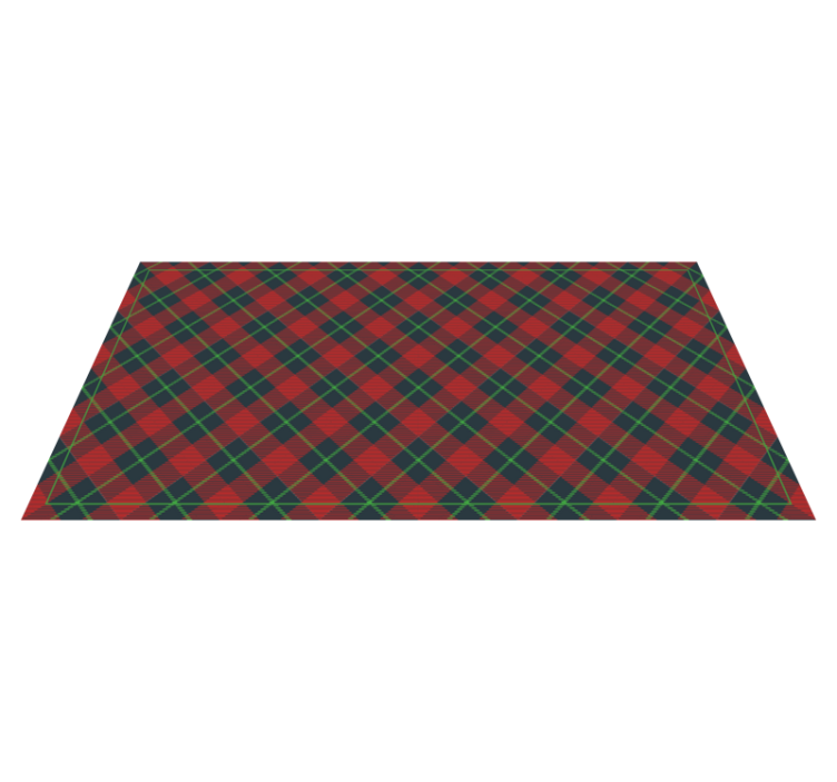 Scottish Tartan vintage rug - TenStickers
