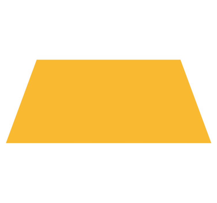 Yellow rectangle modern rug - TenStickers