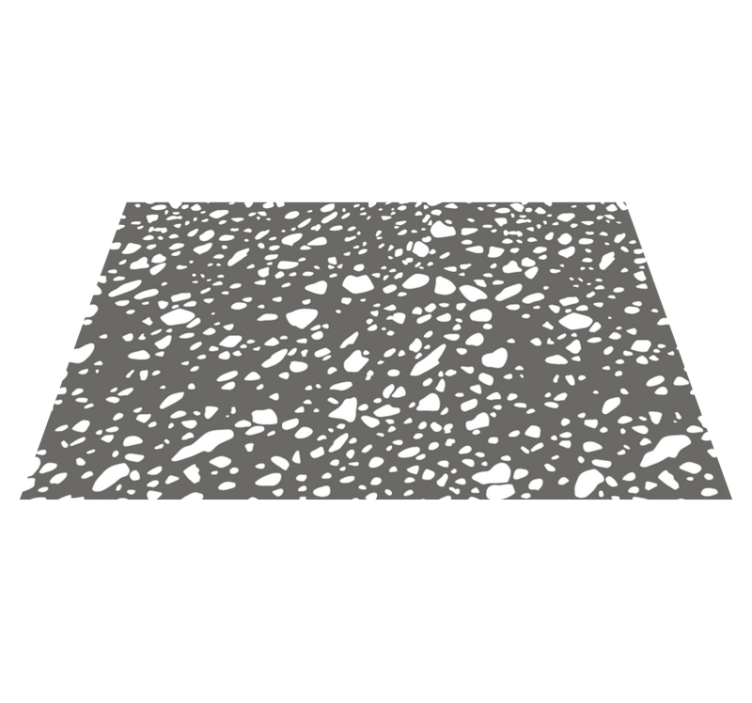 Stone-Like Pattern bathroom vinyl rug - TenStickers