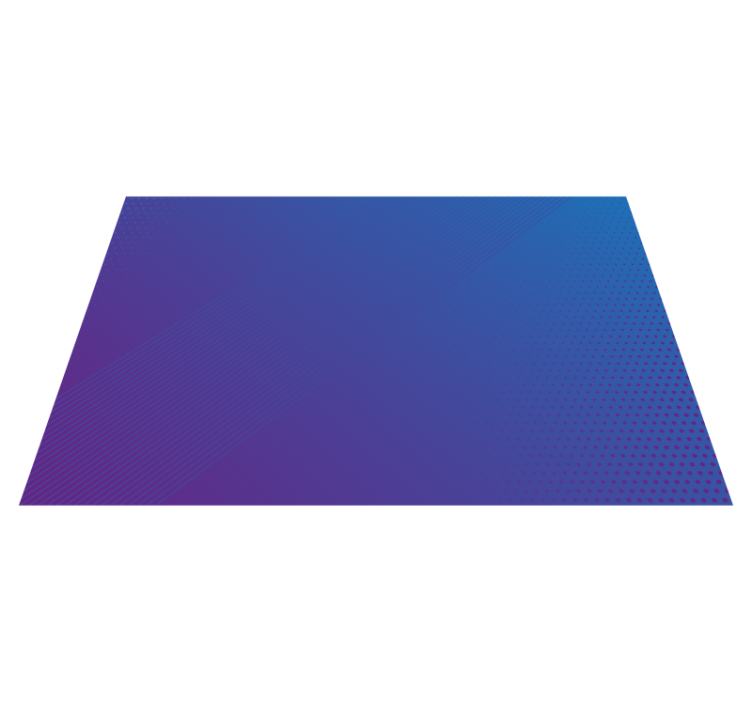 Gradient Blue Pattern modern vinyl rug - TenStickers