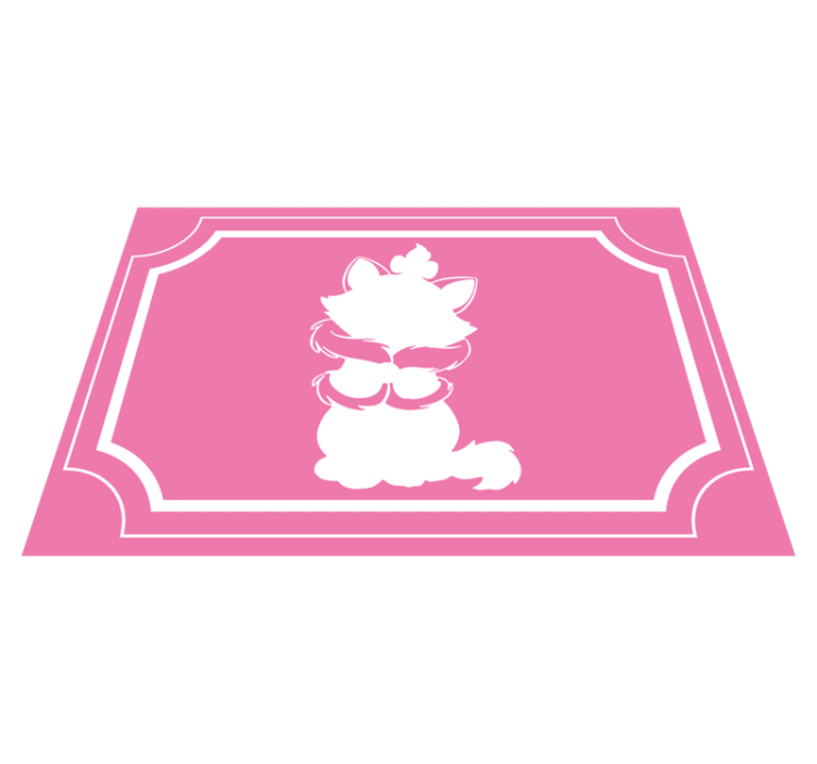 Aristocrat cat bedroom rug - TenStickers