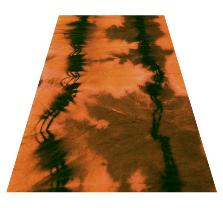 Colorful Tie-Dye textured vinyl rug - TenStickers