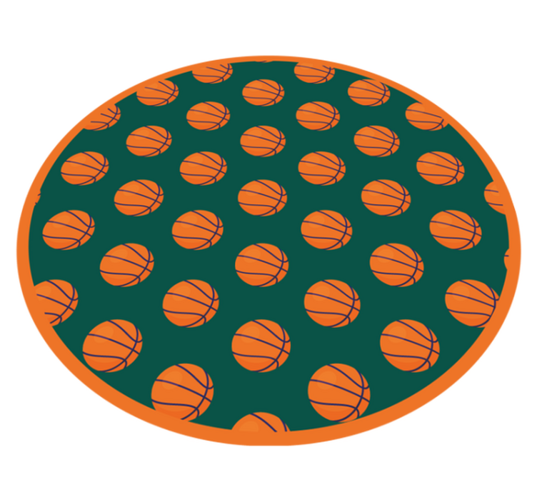 Basketball court road vinyl rug - TenStickers