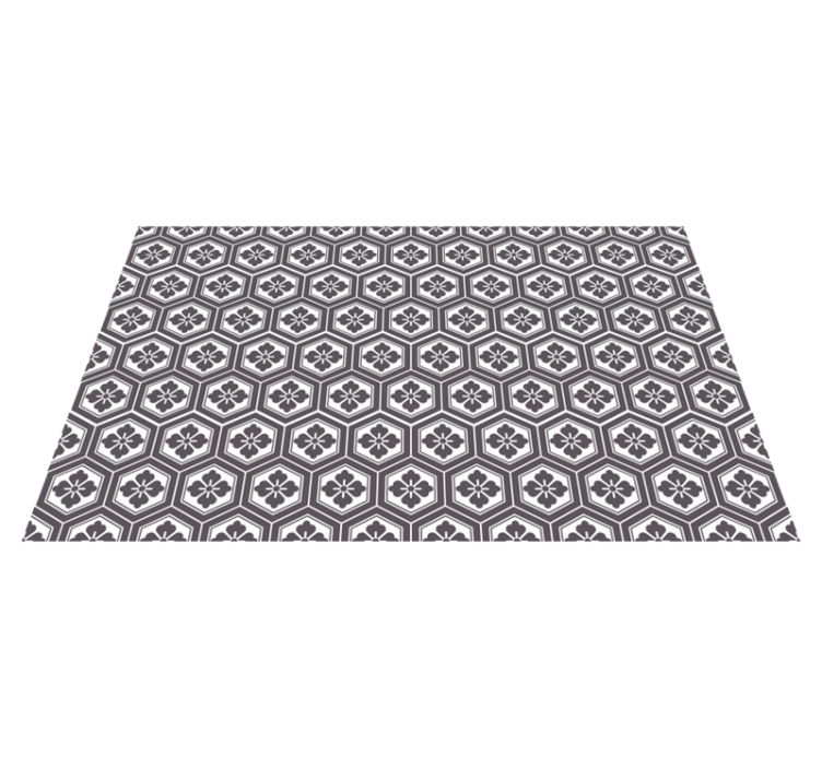 Traditional japanese pattern rectangular rug - TenStickers