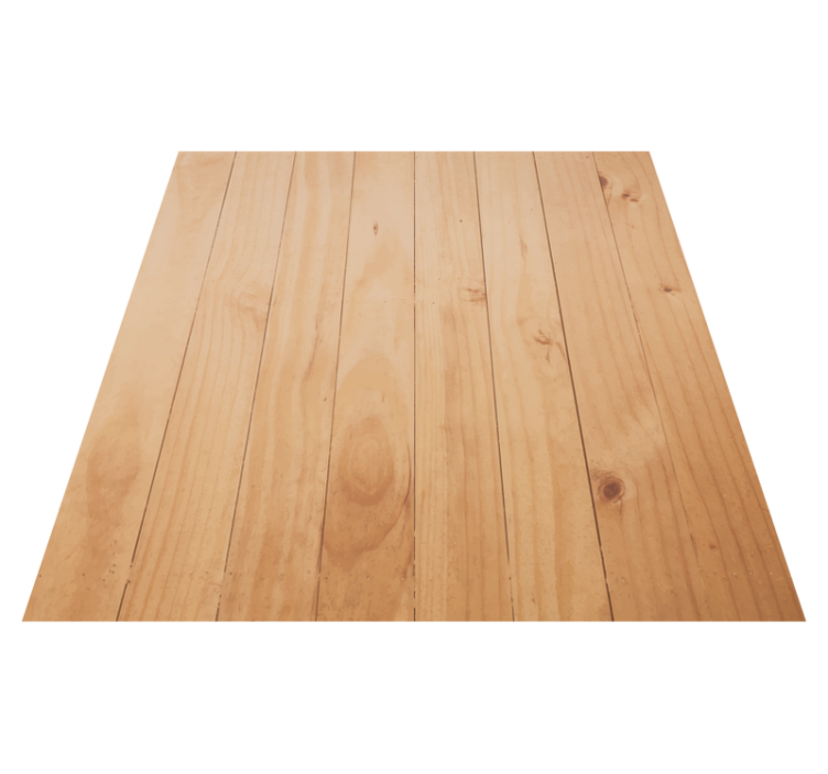 Plank Light Surface wood effect vinyl rug - TenStickers