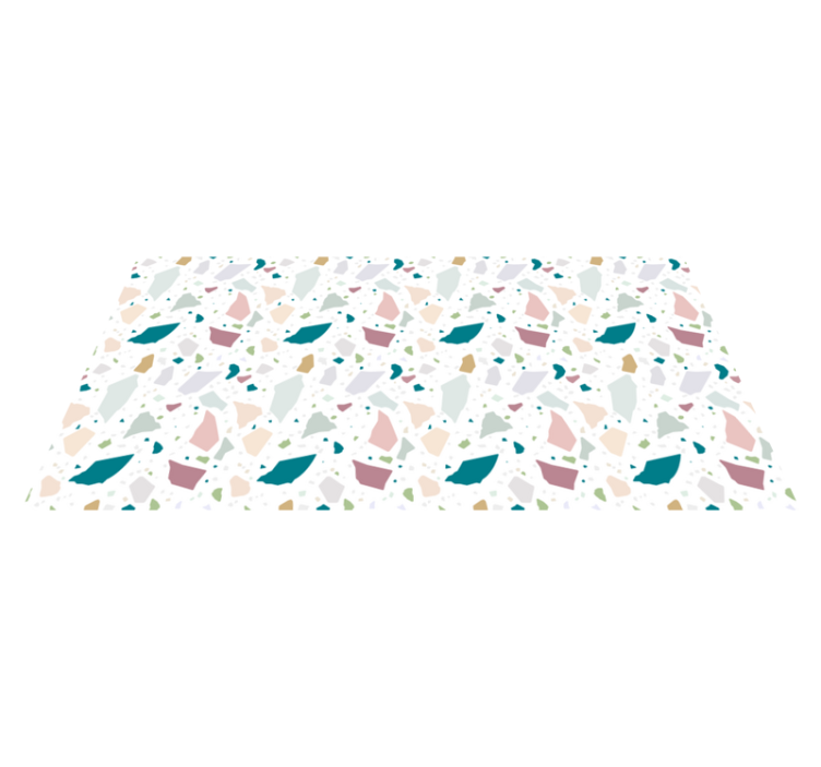 Conceptual Figures geometric vinyl rug - TenStickers