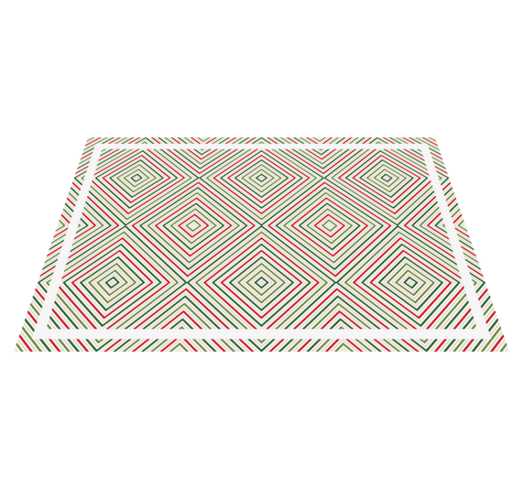 Geometric Diamond Pattern geometric rug - TenStickers
