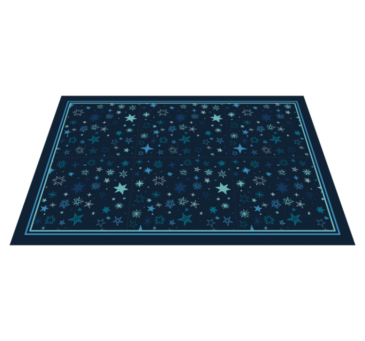Celestial Motif Design rugs with stars - TenStickers
