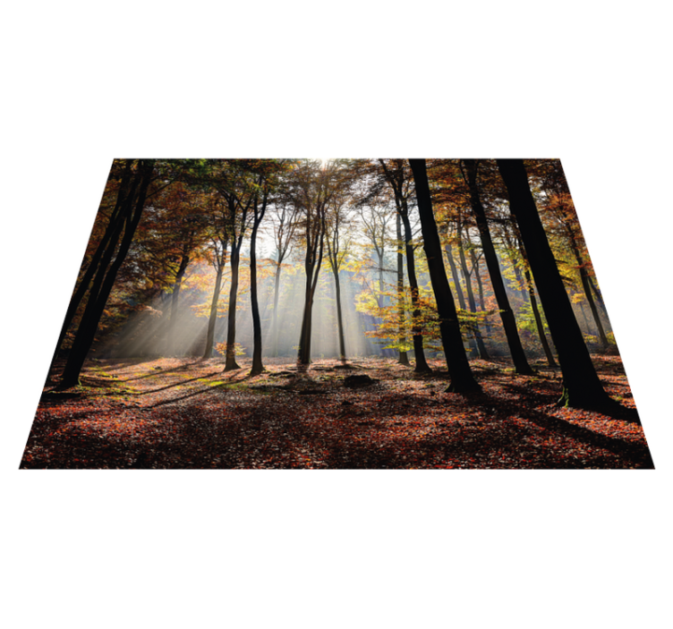 Forest Tranquility nature rug - TenStickers