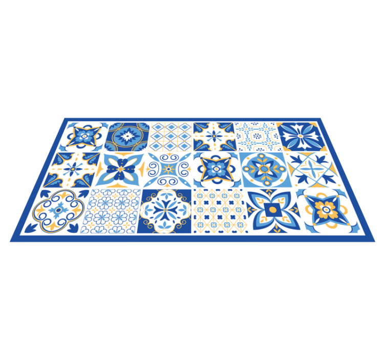 Ceramic Inspiration tile carpet - TenStickers