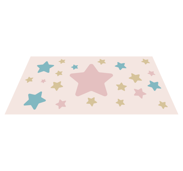 Celestial Motif rugs with stars - TenStickers