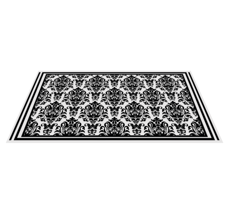 Baroque Elegance retro rug - TenStickers