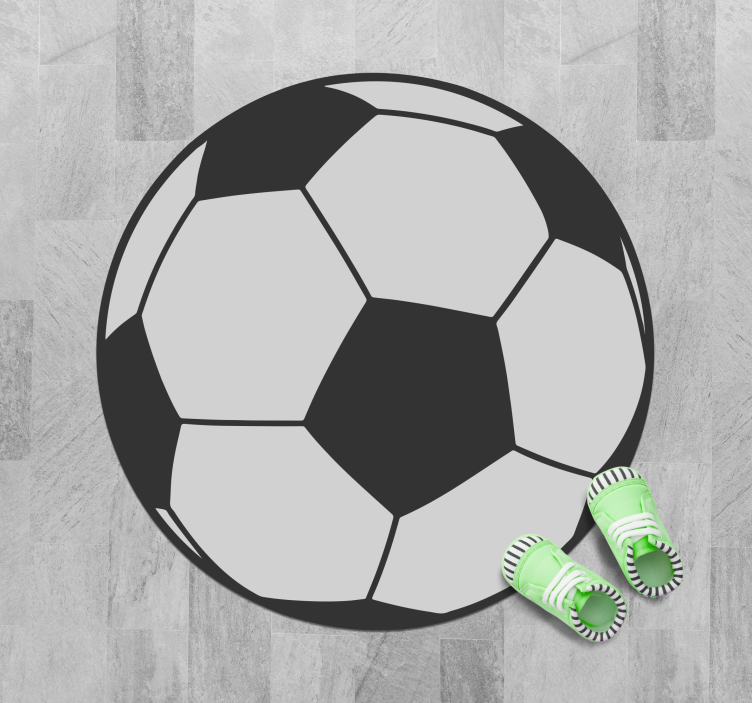 Soccer Sphere game vinyl rug - TenStickers