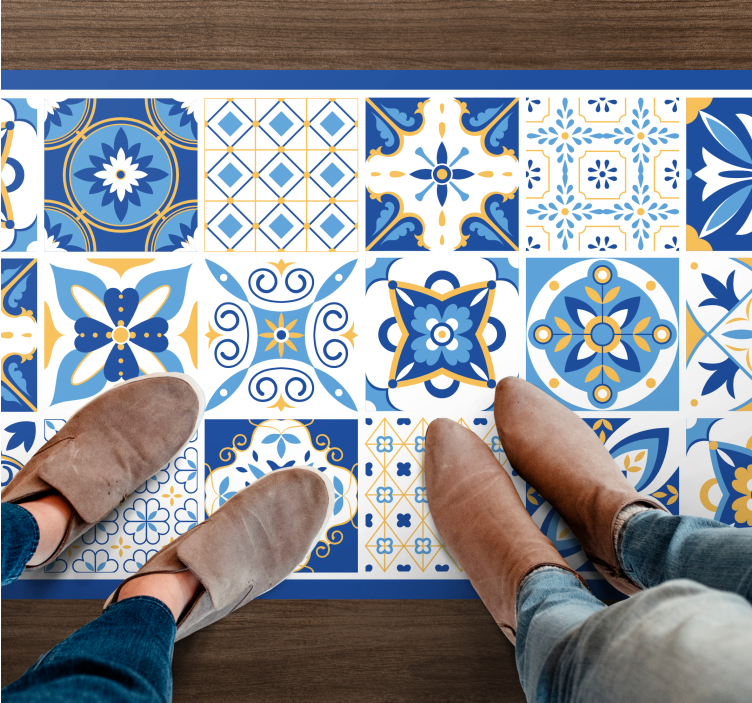 Ceramic Inspiration tile carpet - TenStickers