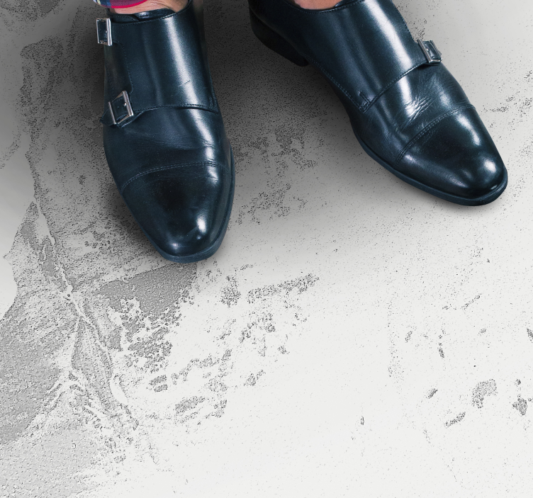 Abstract Textured textured vinyl rug - TenStickers