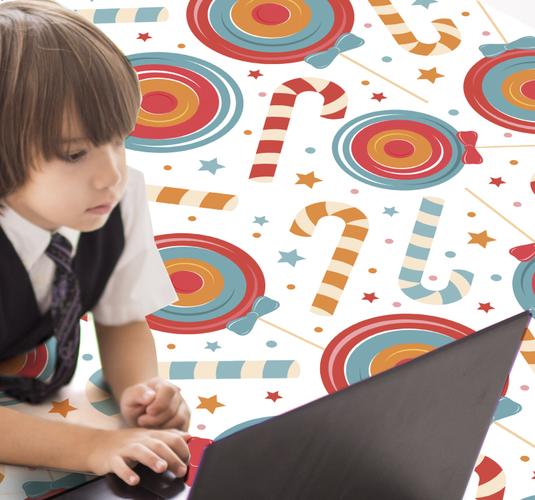 Candyland Imagery game vinyl rug - TenStickers