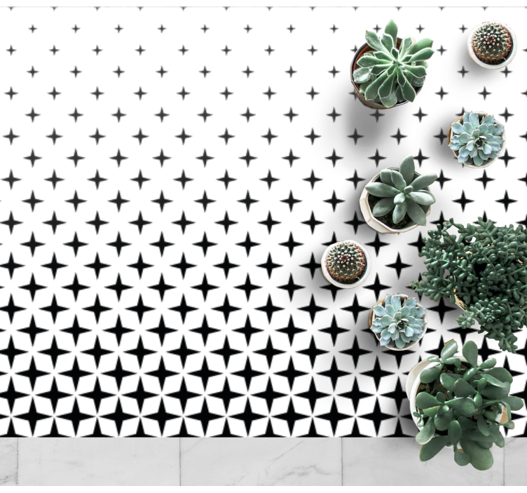 Celestial Element living room vinyl rug - TenStickers