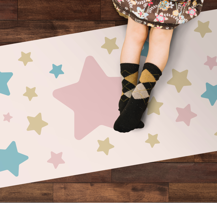 Celestial Motif rugs with stars - TenStickers