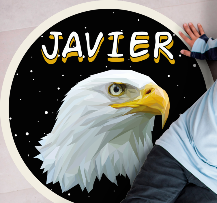 Customizable Eagle custom vinyl rug - TenStickers