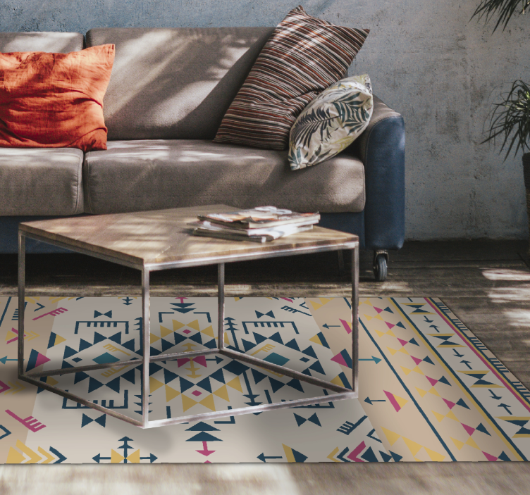 Ethnic colorful vinyl carpet - TenStickers
