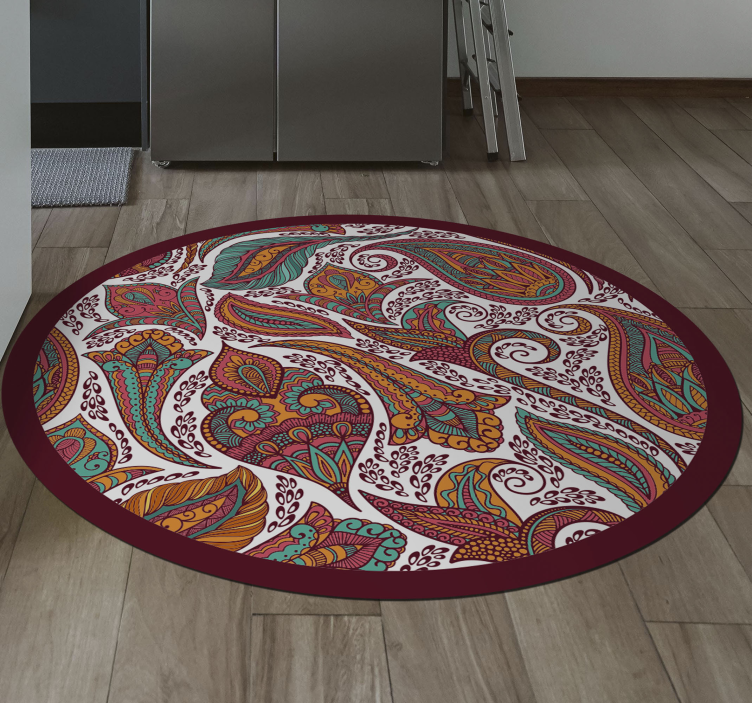Kitchen persian effect kitchen floor tiles - TenStickers