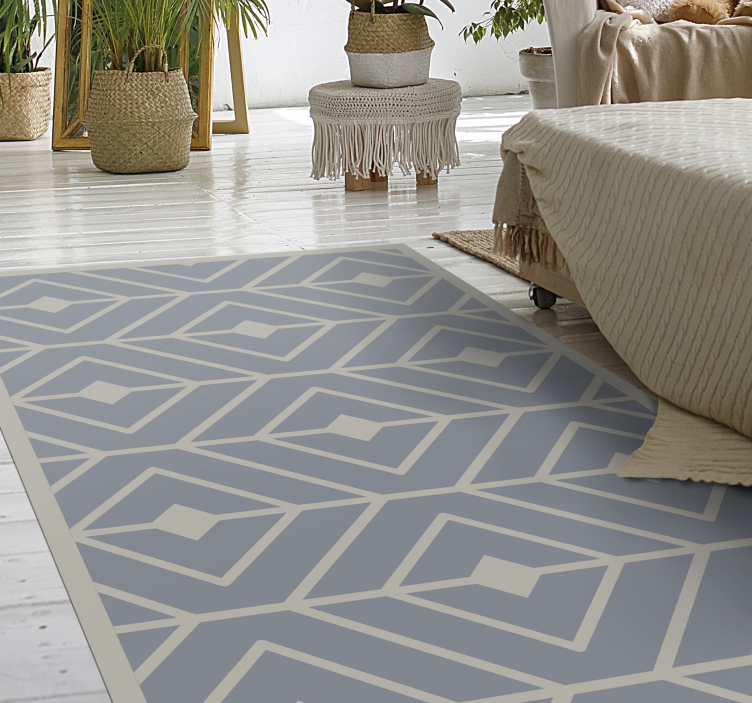 Modern geometric rug geometric rugs - TenStickers