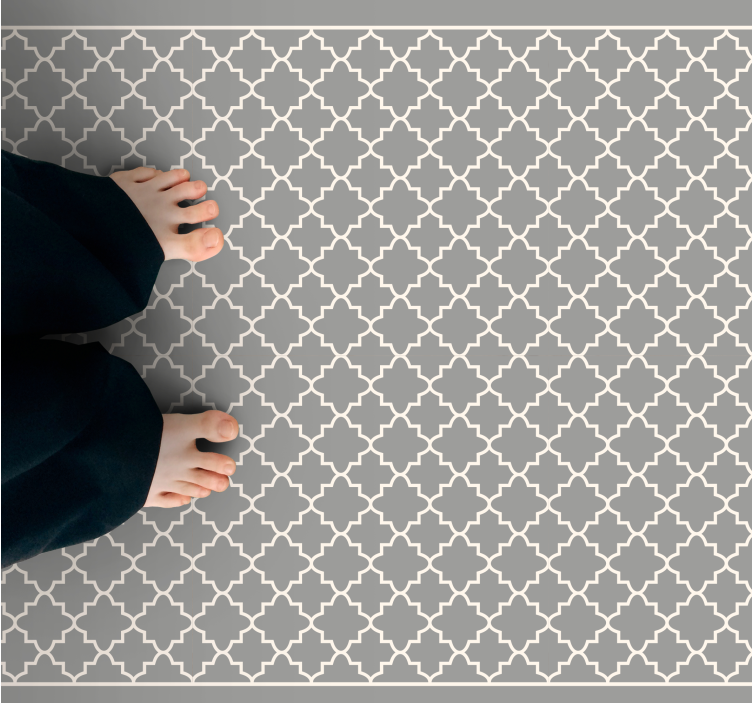 Moroccan Trellis minimal rug - TenStickers