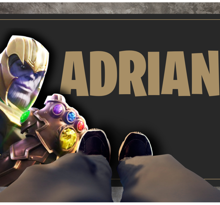 Teen vinyl rug featuring mario character design - TenStickers