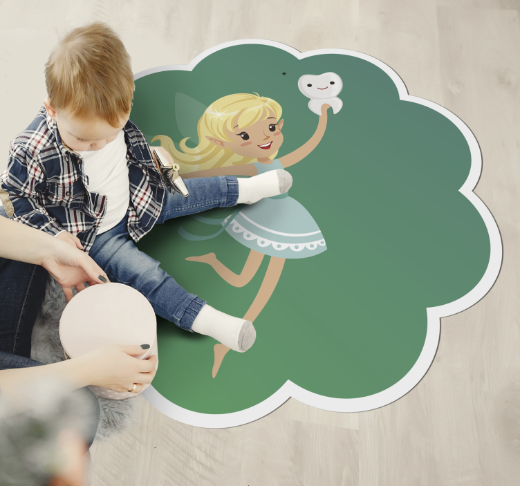 Tooth Fairy Fantasy kids vinyl rug - TenStickers