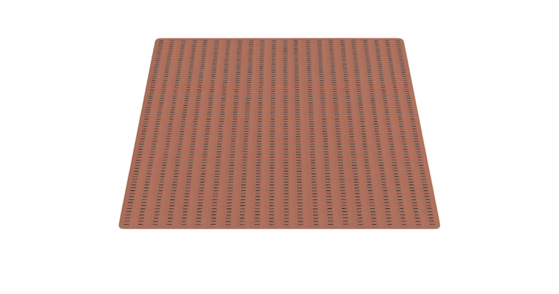 Dash line design outdoor vinyl rug - TenStickers