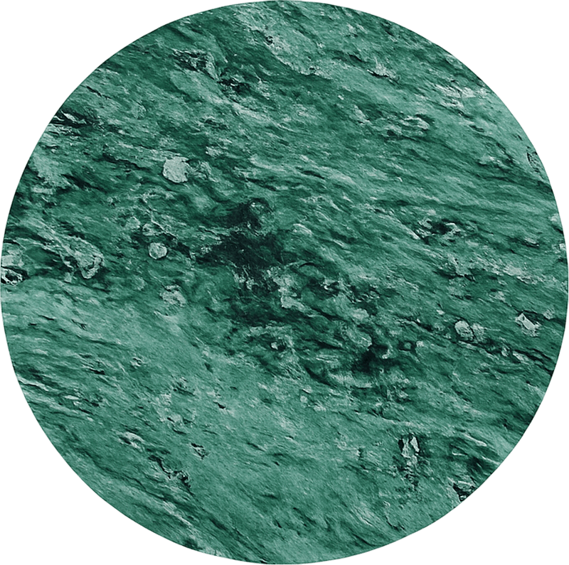 Elegant marble effect green vinyl rug - TenStickers