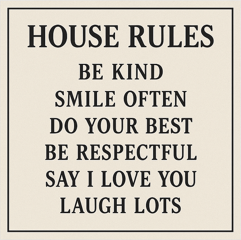 Custom rug house guidelines - TenStickers