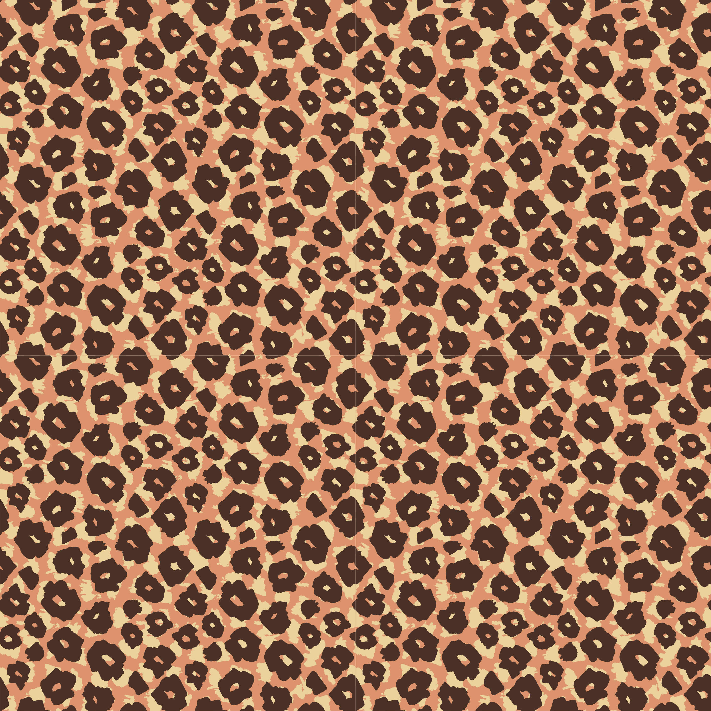 Animal vinyl rug velvety classic leopard print - TenStickers