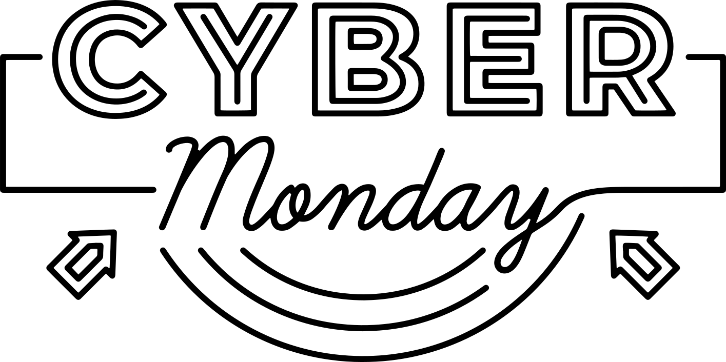 Black friday vinyl rug cyber monday arrows - TenStickers