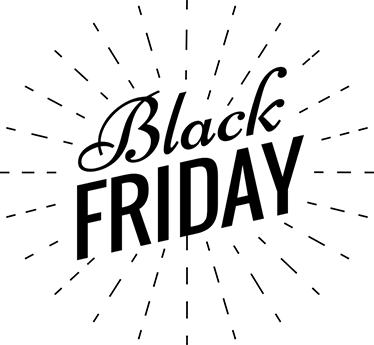 Black friday vinyl rug with elegant shimmer design - TenStickers